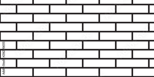 white brick wall texture and solid bricks seamless pattern background.