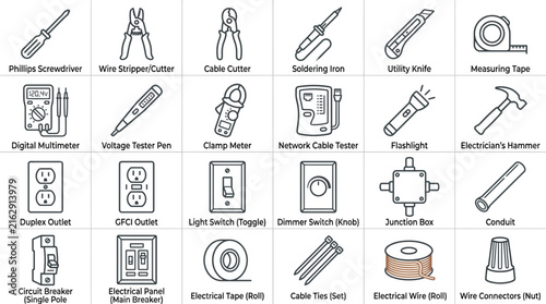 Collection of various tools and equipment.