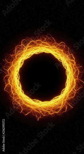 Abstract visualization of extreme gravitational compression. Dark energy field demonstrating infinite density and singularity forces ,density ,light ,background