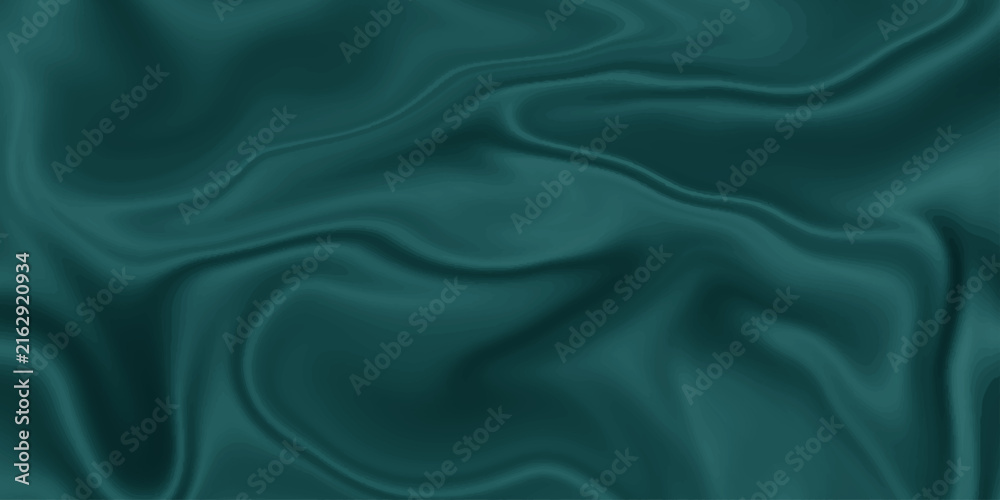 Fototapeta premium Abstract background luxury cloth or liquid wave or wavy folds of grunge silk texture. Dark silk or satin texture. Luxury vector background design. Trendy liquid paint on motion elegant wavy pattern.