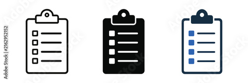 Clipboard Icon for Document Management