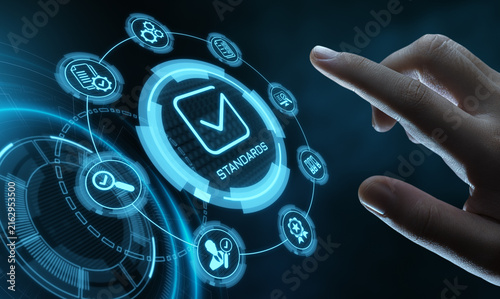 Digital Standards Compliance Concept with Touch Interface and Quality Certification