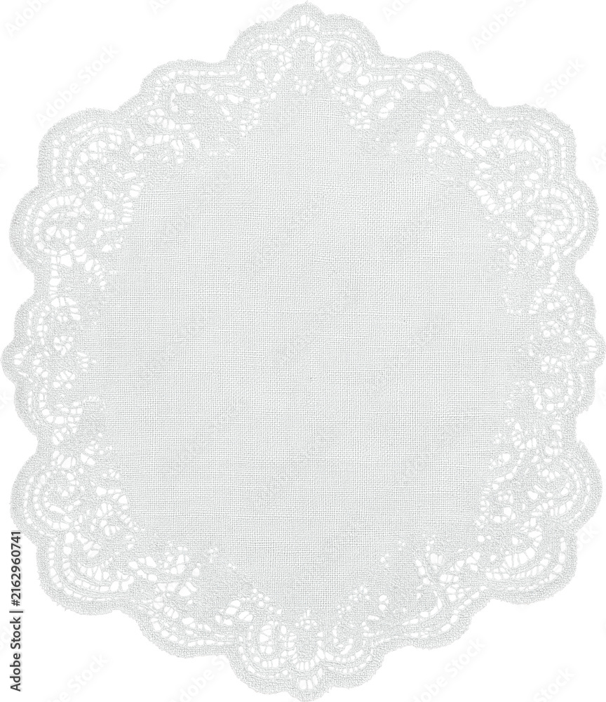 Fototapeta premium Lacy oval, round frame Lace background Design for background, carpet, wallpaper, clothing, wrapping, Batik, fabric, illustration embroidery