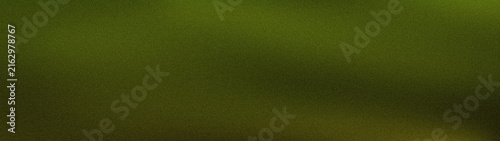 Foto Green dark olive green grainy abstract texture background wide format with blur
