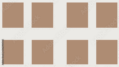 Grid Layout Template, Beige and Brown Square Frames, Minimalist Design, Organizational Structure, Layout Planning, Content Arrangement
