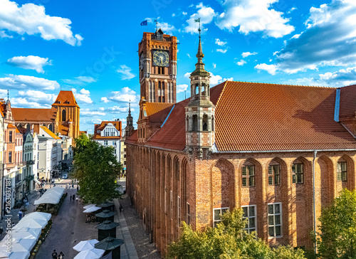 Obraz na płótnie View of Torun in Kuyavian-Pomeranian Voivodeship, Poland