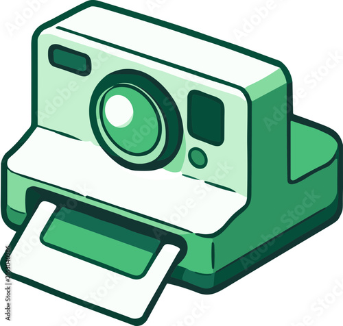 Instant Camera Printing Photo