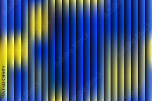 Dark Blue Abstract Background with Golden Vertical Light Patterns
