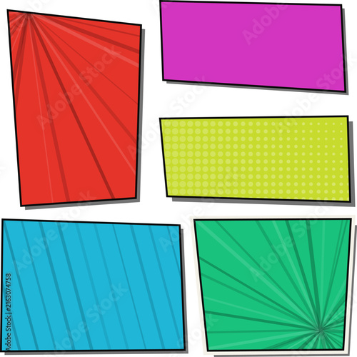 Colorful comic book style background 