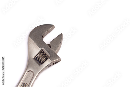 Cuadro en lienzo adjustable wrench isolated on white