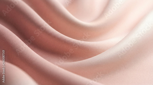 Soft Pink Silk Fabric With Elegant Waves And Flowing Folds Abstract Background For Luxury Fashion Beauty And Wedding Designs
