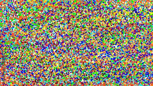 Obraz na plátne Multicolor static noise vector pattern and seamless confetti grain background