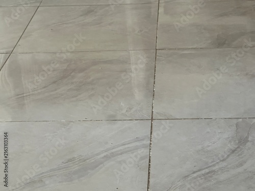 Tile Flooring Inside a Residential House Interior 
