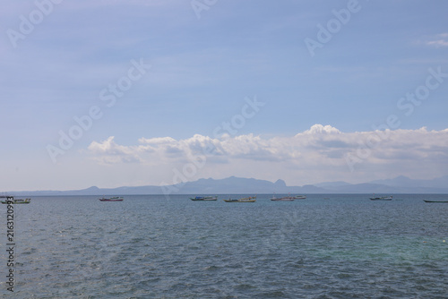 Sticker sea and sky