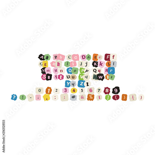 Set of colorful flat design office workers and business people icons