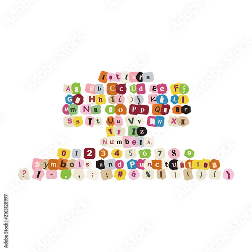 Colorful easter egg border with bunny and flowers pattern