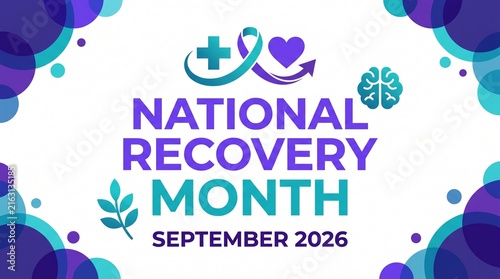 National recovery month september 2026 colorful banner