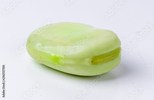 Obraz na płótnie Broad beans or fava beans closeup