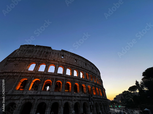 Foto colosseum in rome italy