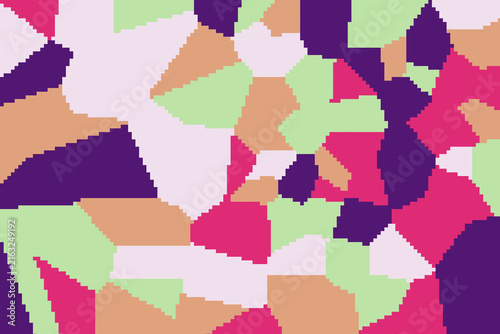 Bild auf Leinwand Abstract Colorful Geometric Mosaic Pattern Background