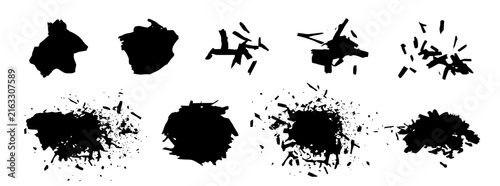 Broken ceylon cinnamon pile silhouette