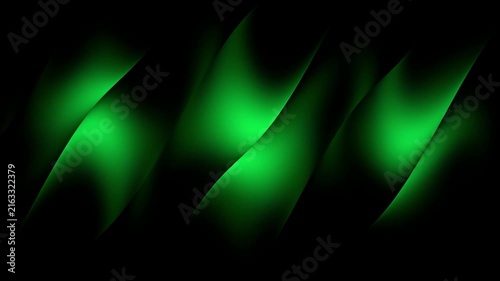 Green abstract lines create a dynamic vector background