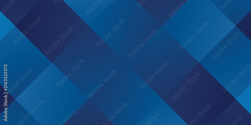 Obraz premium Abstract dark blue gradient background with geometric rhombus diamond grid pattern. Elegant corporate classic mosaic square grid line vector illustration graphic design asset for banner.
