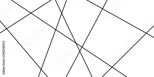 Abstract Black Random Diagonal Lines Vector Illustration Design on White Background with Dynamic Geometric Strokes, Irregular Linear Patterns, Bold Monochrome Elements, Modern Minimalist Composition.