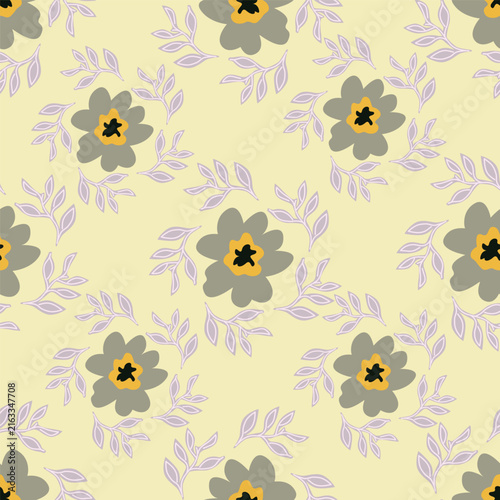 seamless pattern with flowers