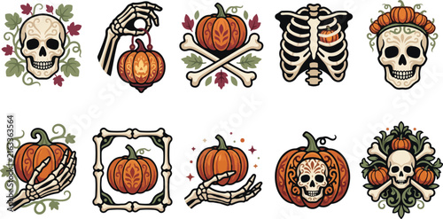 Halloween pumpkin vector