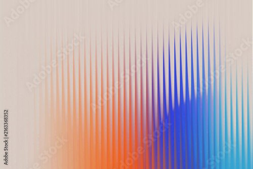 Abstract glassmorphism background with soft vertical light streaks, warm orange and cool blue gradient, translucent layered texture, modern digital backdrop for websites, presentations, banners and cr