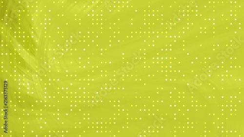 Bright lime green surface with white square dots in a uniform grid pattern, perfect for modern backgrounds or technology designs.