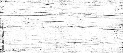 Photography Distressed wood texture with black grain, dust, noise, scratches, speckles and rough weathered surface isolated on white background