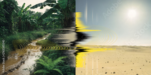 Digital Fracture of Earth and Sand