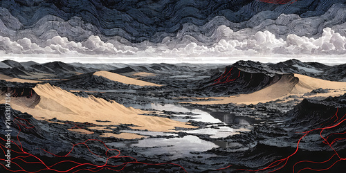 Golden Sands and Dark Earth