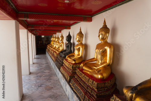 Golden Buddha at the Grand Palace in Bangkok, Thailand