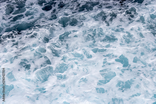 Foto 海の波の背景画像
