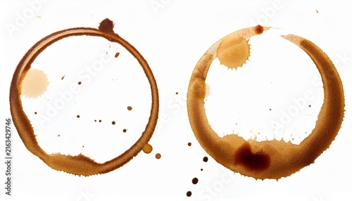 coffee stains isolated on a white background royalty high quality free stock image of coffee and tea stains left by cup bottoms round coffee stain isolated cafe stain fleck drink beverage