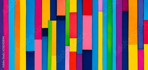 Vibrant Geometric Vertical Stripes Background