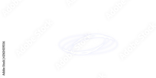 Fotografie Light blue white abstract spiral vortex shape with concentric circular lines on