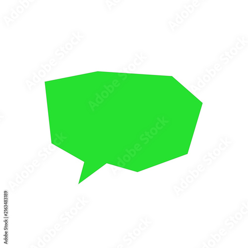 Green speech bubble chat icon