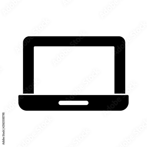 Laptop icon design template