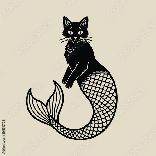 Black-Cat-Mermaid-Hybrids