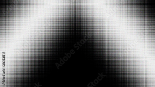 Принти на полотні Abstract monochrome crosshatch halftone gradient background texture with dark vi