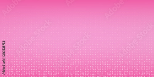 Modern pink gradient background with halftone pixel texture