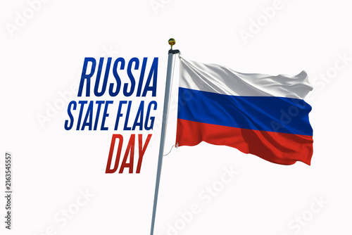 Принти на полотні Russia State Flag Day Flag Illustration