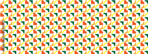 Retro Color Geometric Pattern Design. ceramic pattern backdrop background vector ilustration eps10