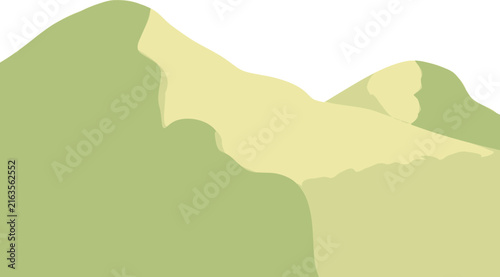 vector illustration of a mountain landscape