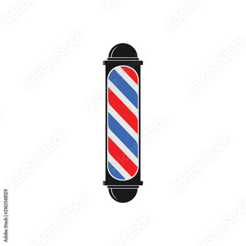barbershop pole icon vector