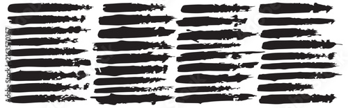 An artistic exploration of diverse brush strokes textures and the tools used to create them revealing their unique characteristics